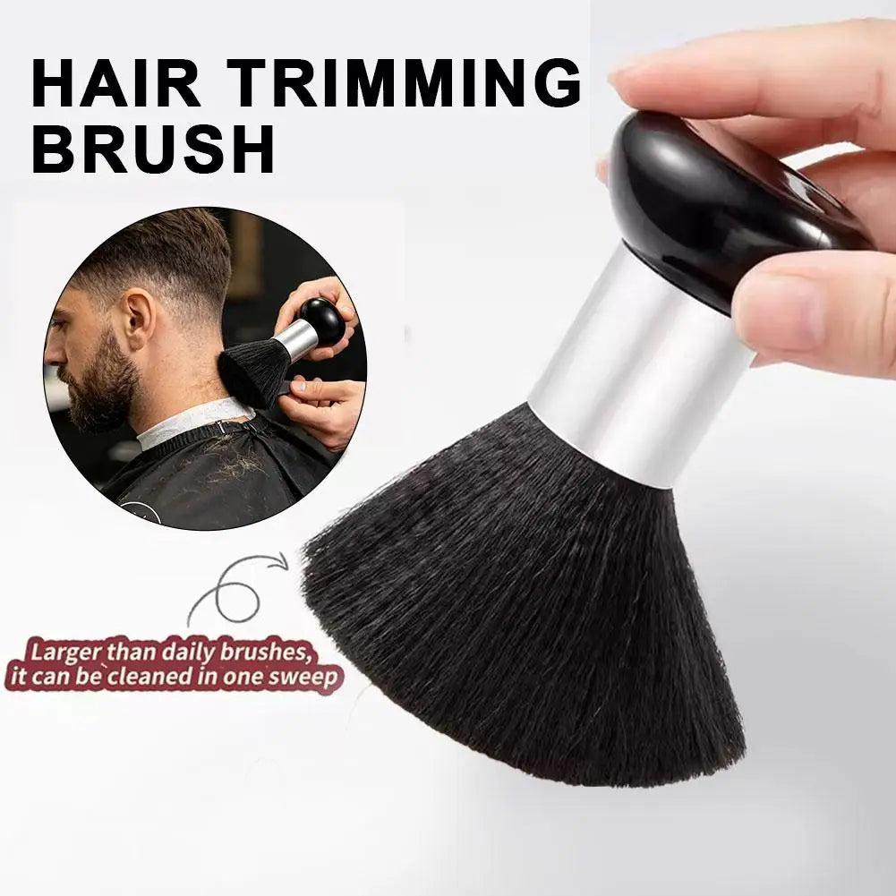 Professional Neck Duster Barber Brush – Soft Bristle Hair Sweep Barber Neck Duster Qme