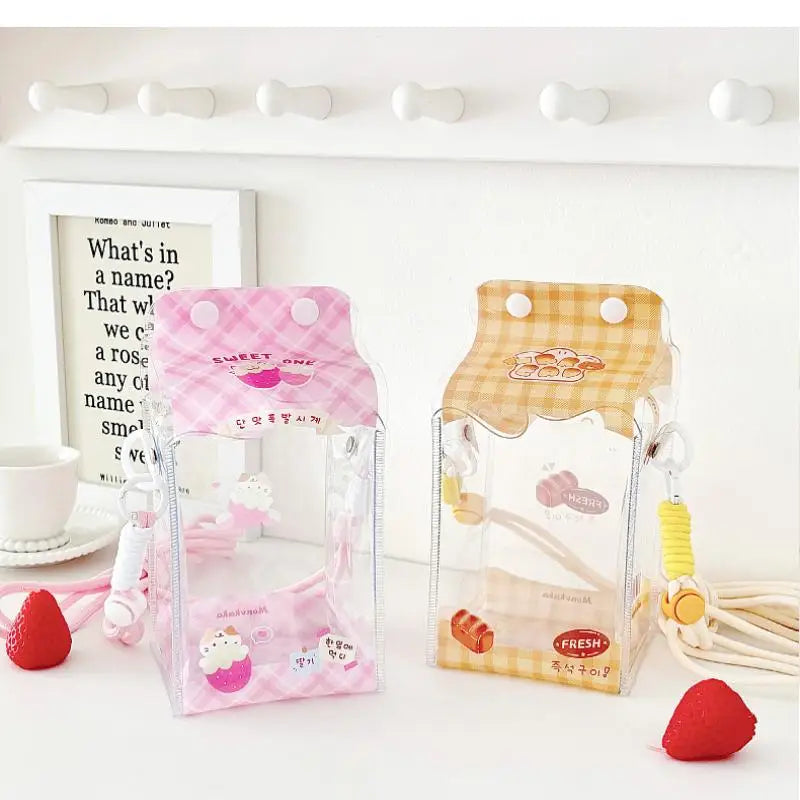 Cute Cartoon PVC Badge Display Bag – Portable & Decorative Badge Display Bag Qme