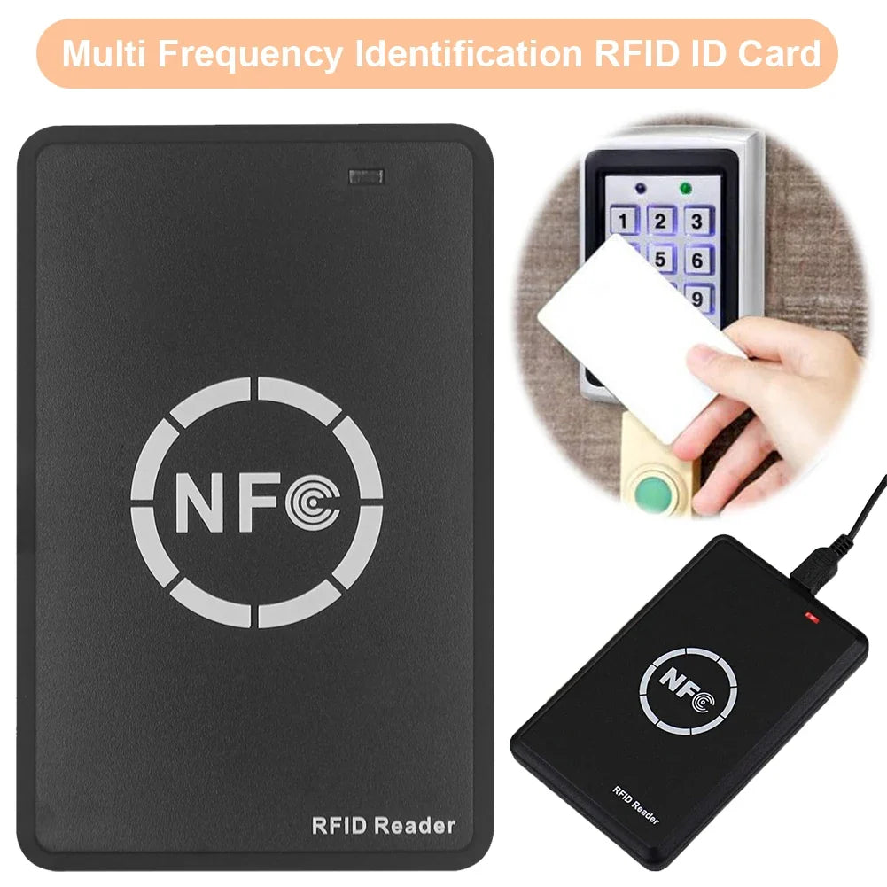 RFID Card Copier 125KHz & 13.56MHz NFC Tag Duplicator RFID Card Duplicator Qme