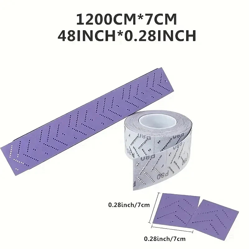 Aluminum Oxide Sandpaper Roll – Hand Tear Sanding Sheet Abrasive Sanding Roll Qme