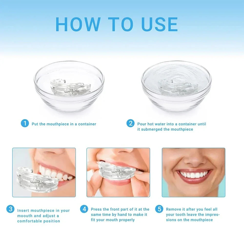 Anti-Snoring Mouth Guard & Teeth Grinding Mouthguard Anti-Snoring Mouth Guard Qme