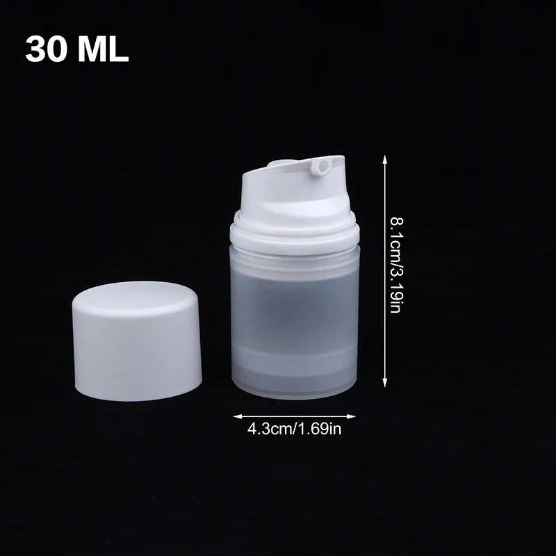 Frosted Travel Pump Bottle – Refillable Lotion Dispenser Travel Pump Bottle Qme 30ml