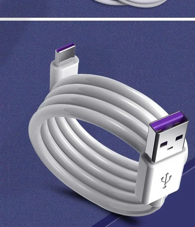 Universal 1M USB-C Cable – 2A Fast Charging & Data Sync USB-C Charging Cable Qme