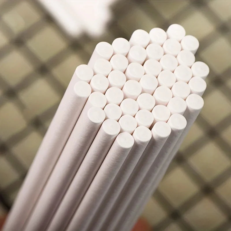 Disposable Kraft Paper Cake Pop Sticks – 100 Pack | Party Cake Pop Sticks Qme
