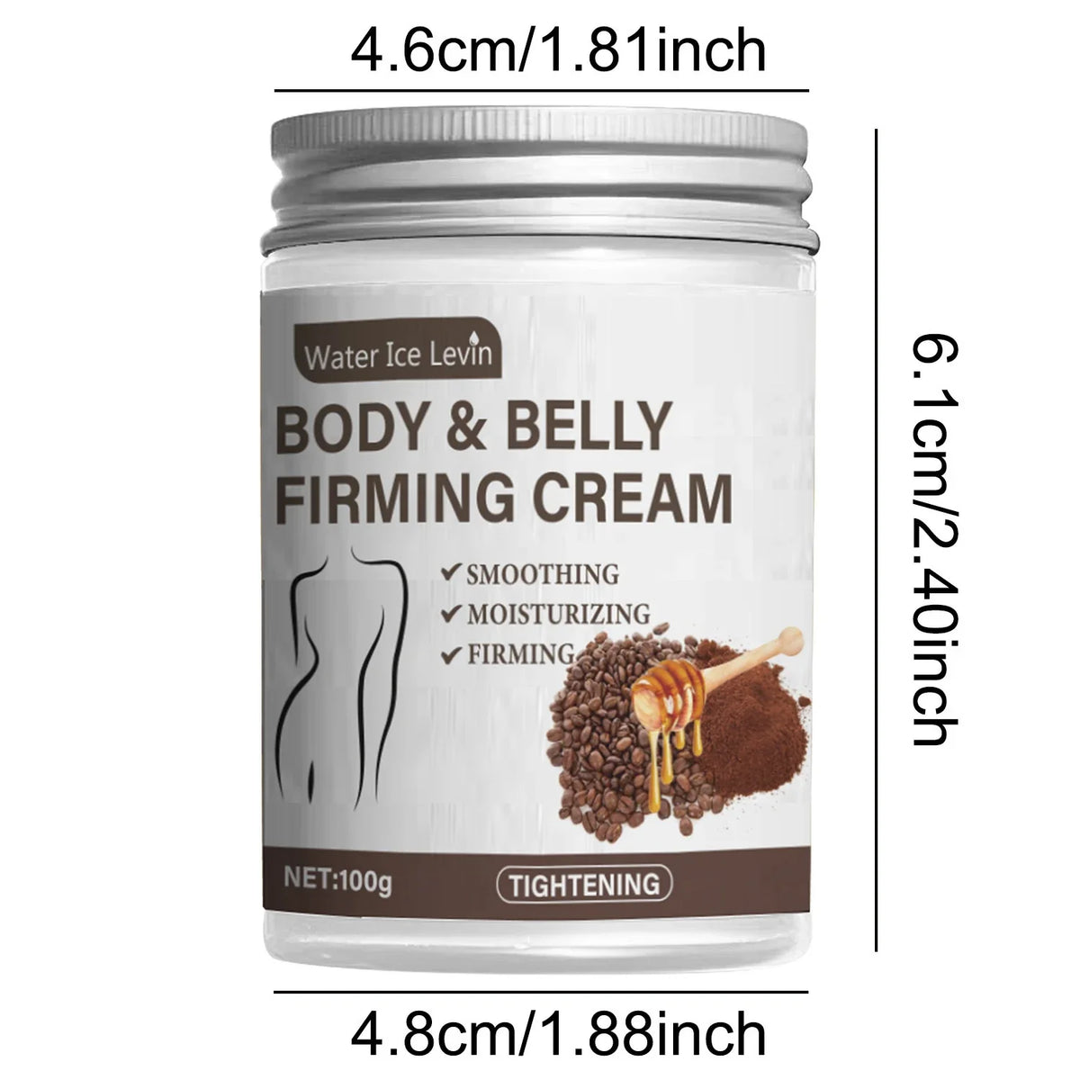 Caffeine Collagen Firming Cream – Coconut Oil & Vitamin E Body Firming Cream Qme