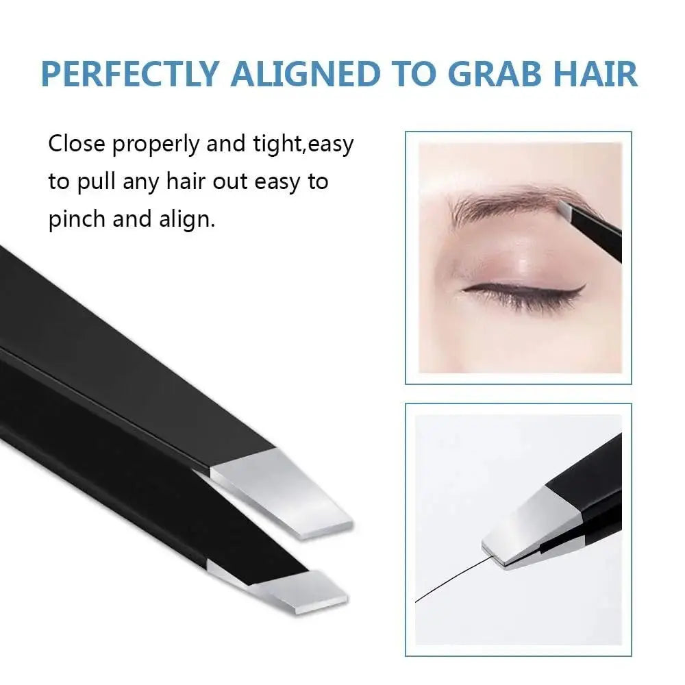 4-Pack Professional Stainless Steel Precision Tweezers Set Precision Tweezers Set Qme