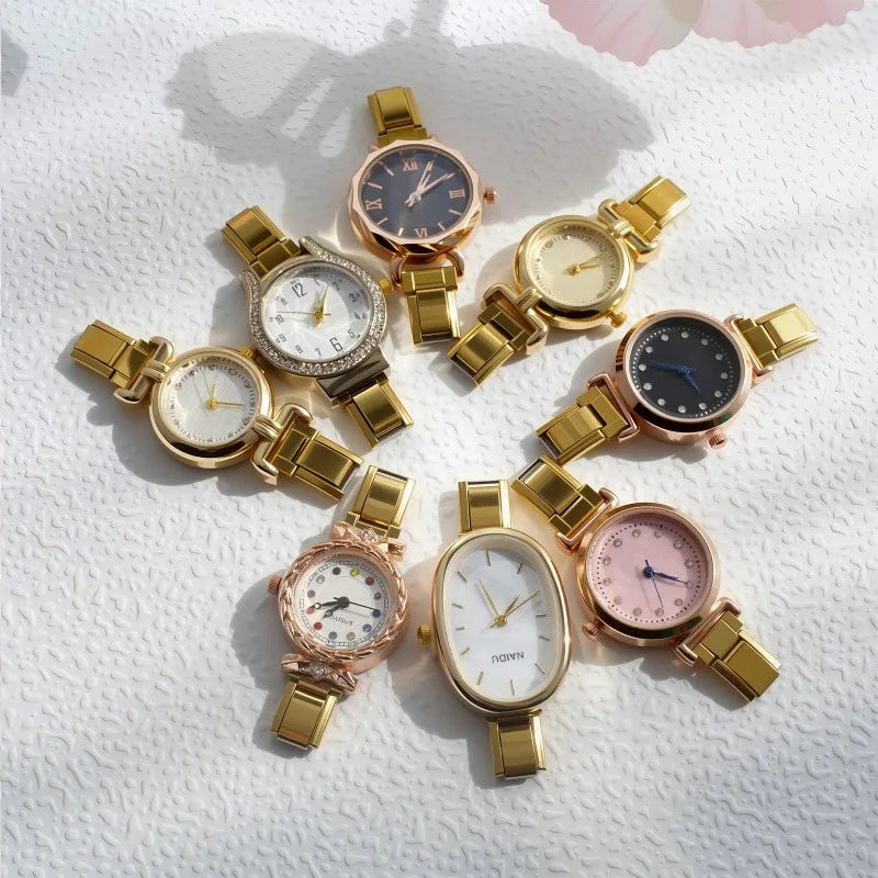 Stainless Steel Watch Case Header | Round & Square | 5 Colors Watch Case Header Qme