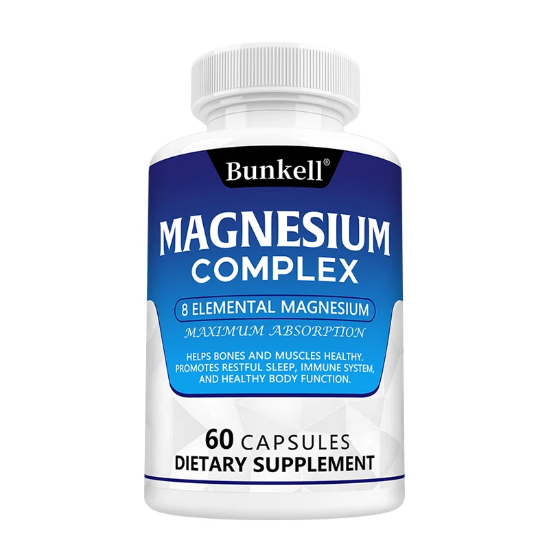 ZENVITALIZE Magnesium Complex 120 Capsules | Sleep & Muscle Support Mineral Supplement Qst 60Count-1 bottle
