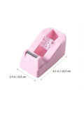 Macaron Sticker Dispenser & Adhesive Cutter – Cute Desk Accessory Sticker Tape Dispenser Qme 1pc