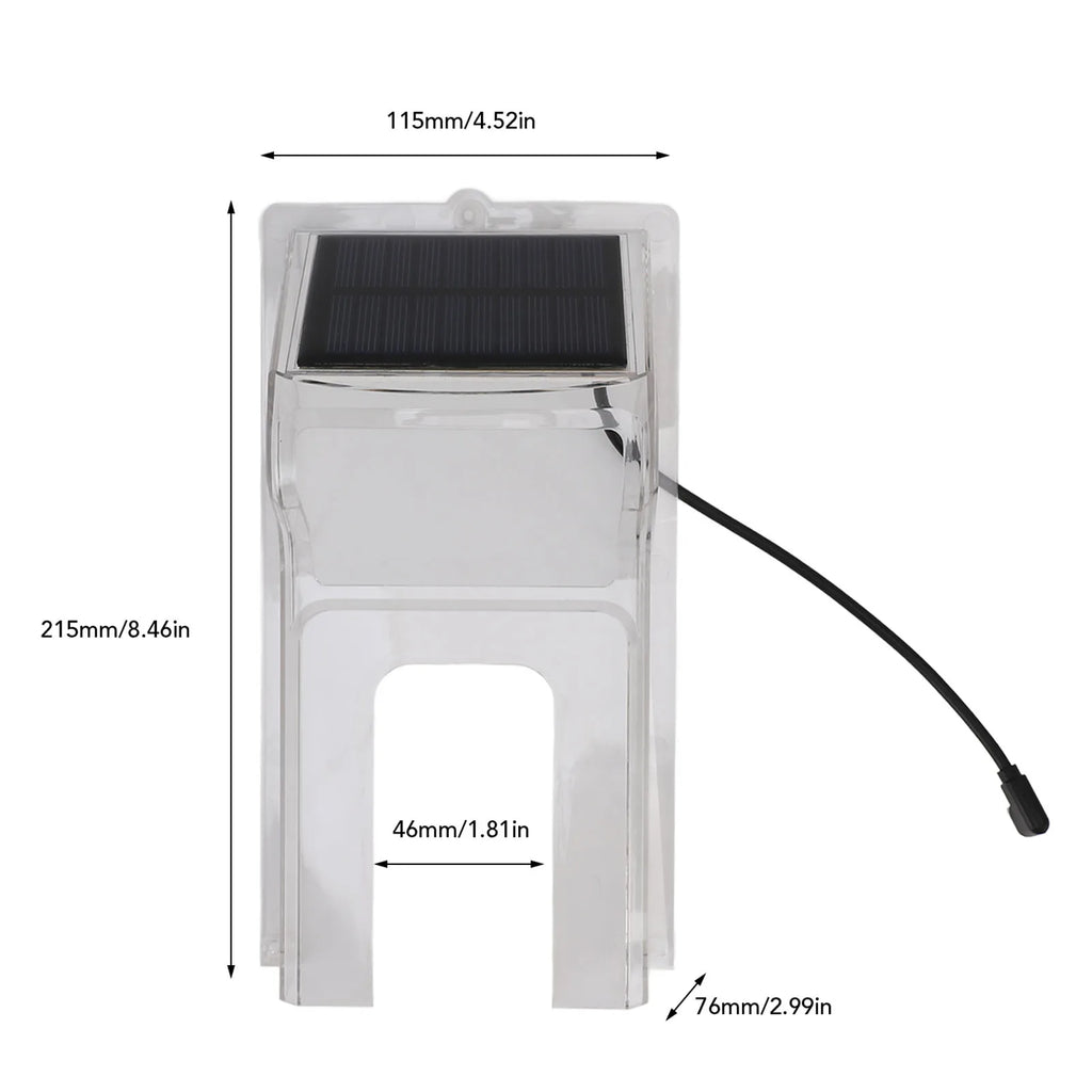 Solar Powered Weatherproof Doorbell Rain Cover – ABS Doorbell Rain Cover Qst