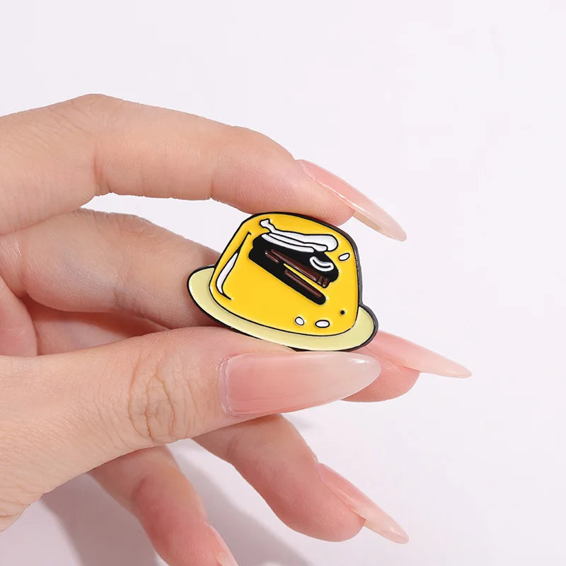 The Office Jello Stapler Enamel Lapel Pin – Novelty Brooch Enamel Lapel Pin Qme