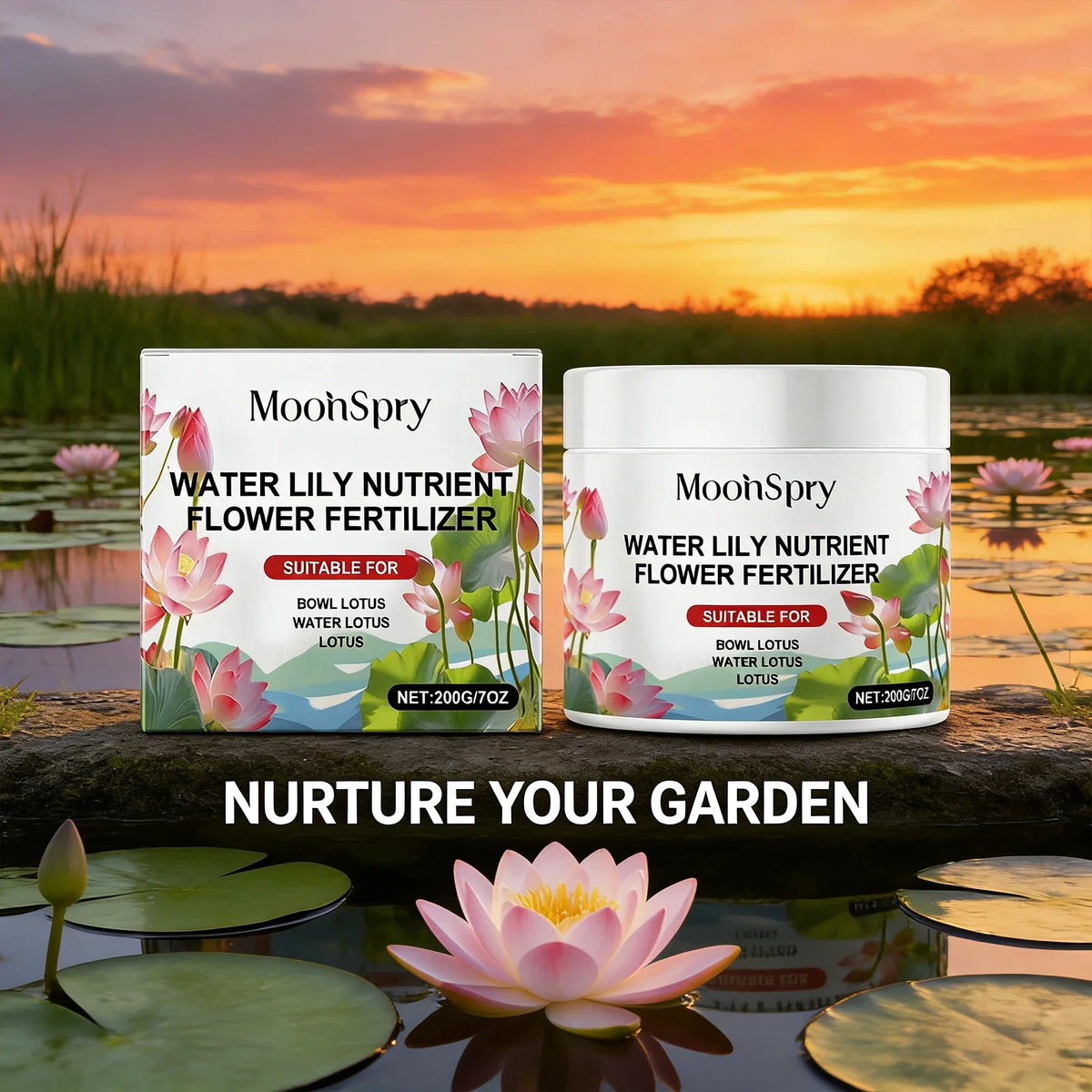 Water Lily Flower Fertilizer – Root Growth Nutrient Solution Aquatic Plant Fertilizer Qme