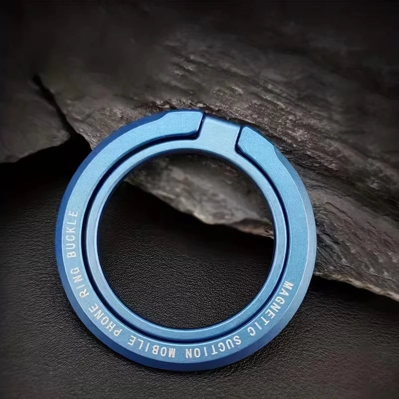 Universal Magnetic Phone Ring Holder for iPhone & Samsung Phone Ring Holder Qst blue