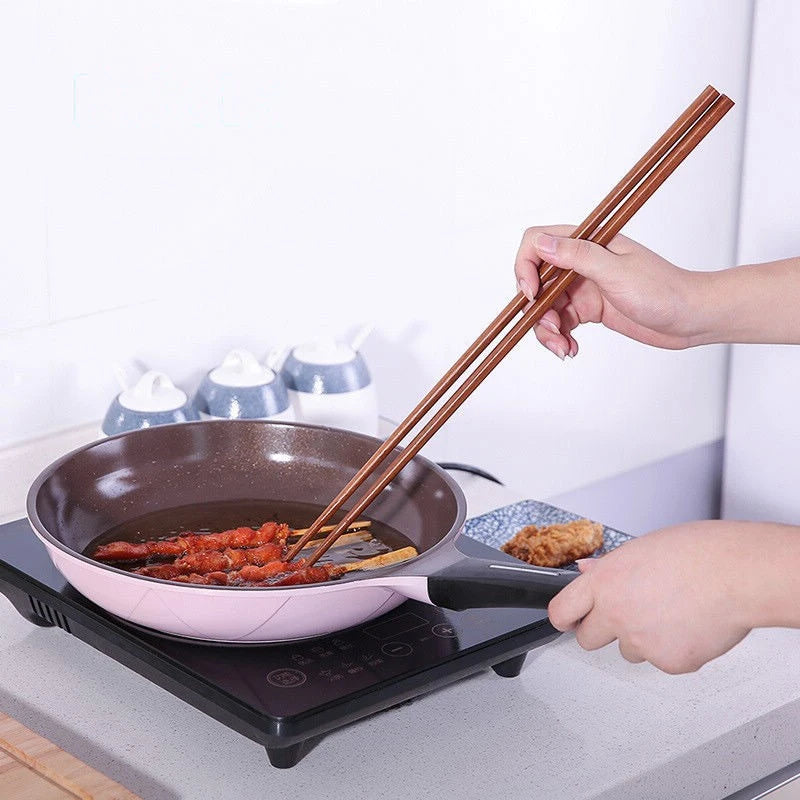 Long Wooden Chopsticks for Hot Pot & Noodles – 32cm & 42cm Wooden Chopsticks Qst