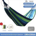 Thick Canvas Camping Hammock – Outdoor Swing for Adults Camping Hammock Qme 190 x 150cm Blue