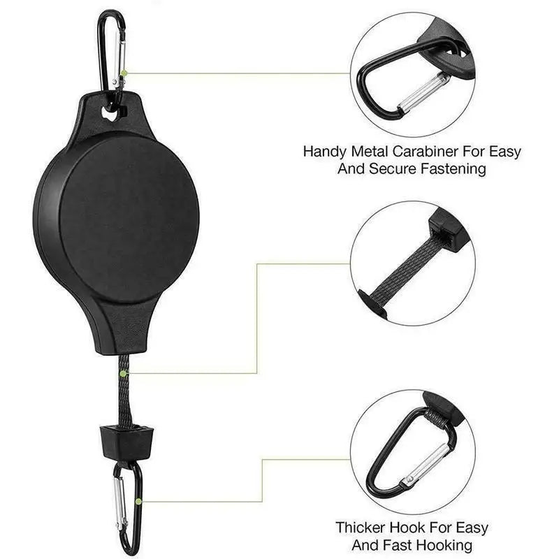 Smart Pulley Hanger for Hanging Baskets | Easy Garden Tending Garden Pulley Hanger Qme