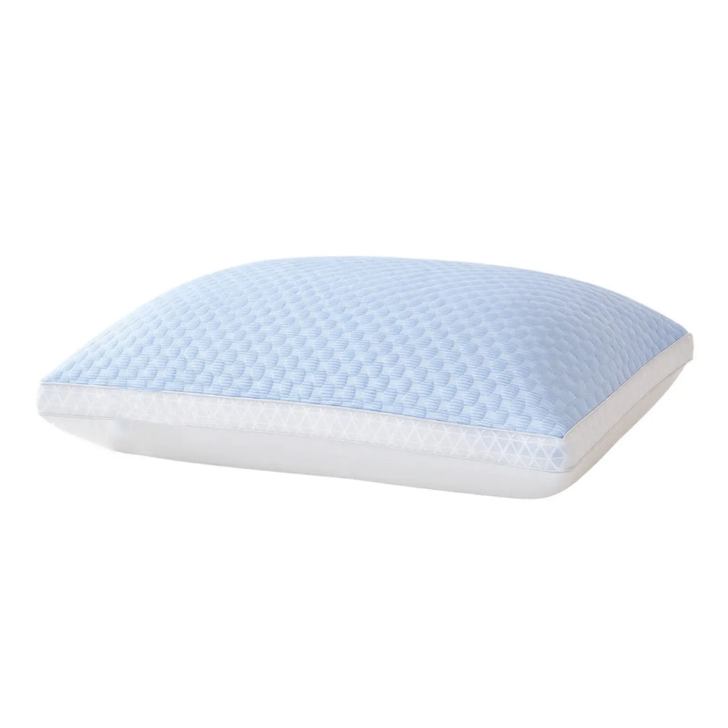 Ice Beans Massage Pillow | Breathable Cervical Neck Support Cervical Support Pillow Qme Blue one size