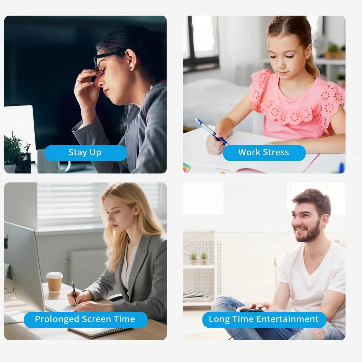 VIMYSHOW Eye Massager – 12-Node Cooling & Bluetooth Device Eye Massager Device Qst