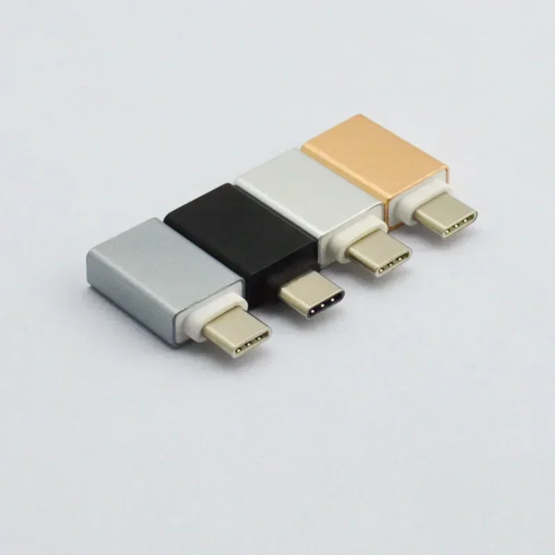 OTG USB-C to USB 3.0 Adapter – Charge & Data Converter USB-C OTG Adapter Qme Silver 20pcs