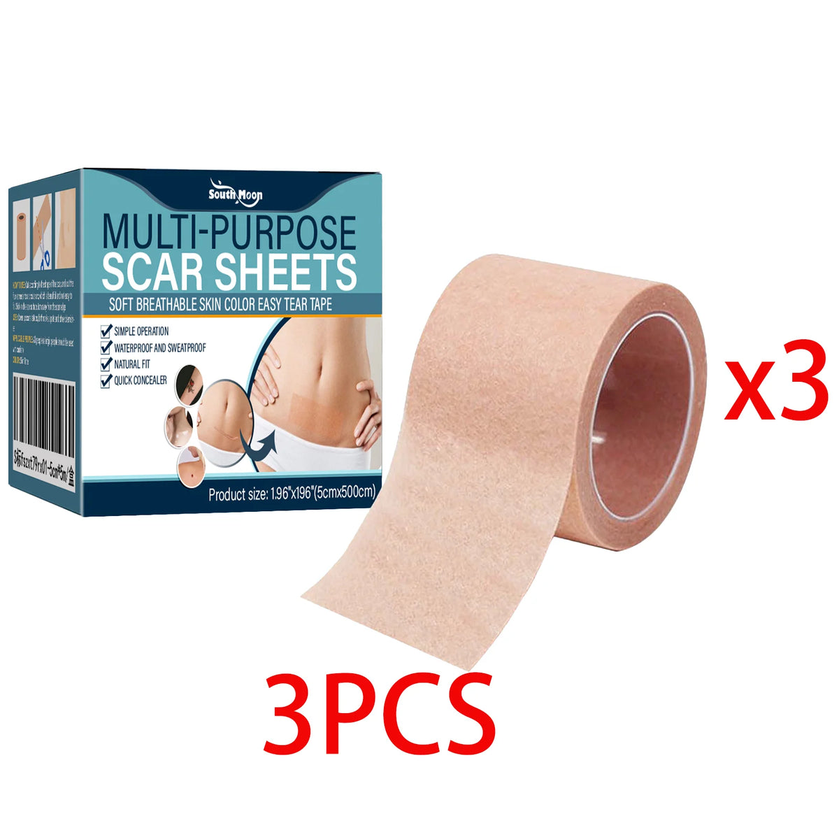 Waterproof Tattoo Cover Up Patches – Breathable Skin Concealer Tattoo Cover Patch Qst 3 PCS