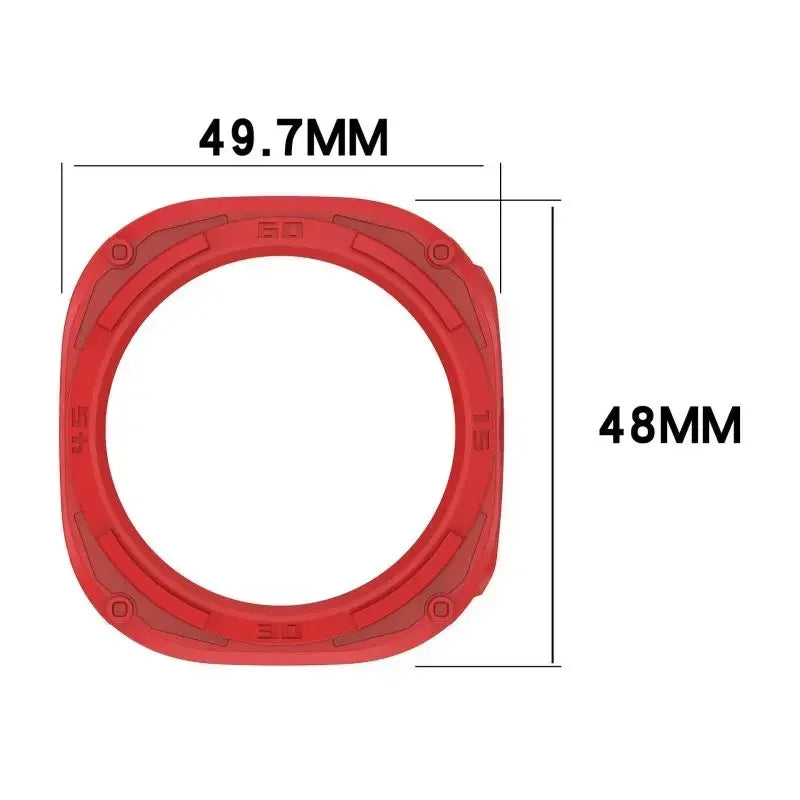 Silicone Case Samsung Galaxy Watch 7 Ultra 47mm Cover Shell Smartwatch Protective Case Qme