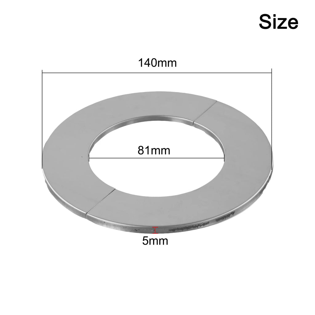 Stainless Steel Pipe Decorative Wall Cover – Faucet Hole Cap Pipe Decorative Cover Qme