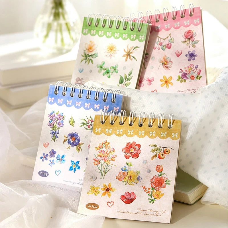Wreath Rose Stickers for Journaling, Card Making & Decor Decorative Stickers Qme