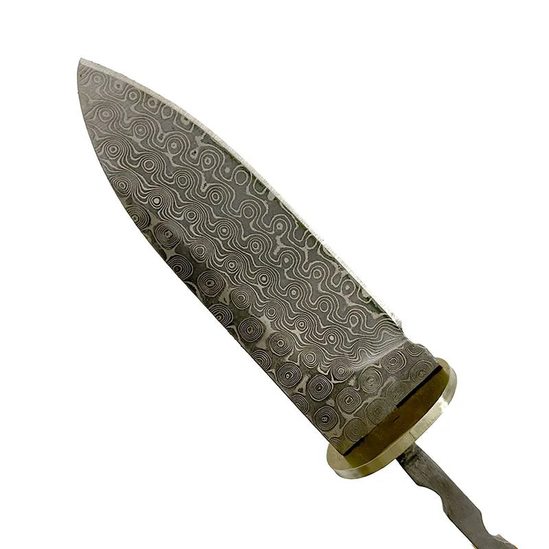 Damascus Steel VG10 Fixed Blade Knife Blank DIY Billet | Swayboo Knife Making Blank Qst