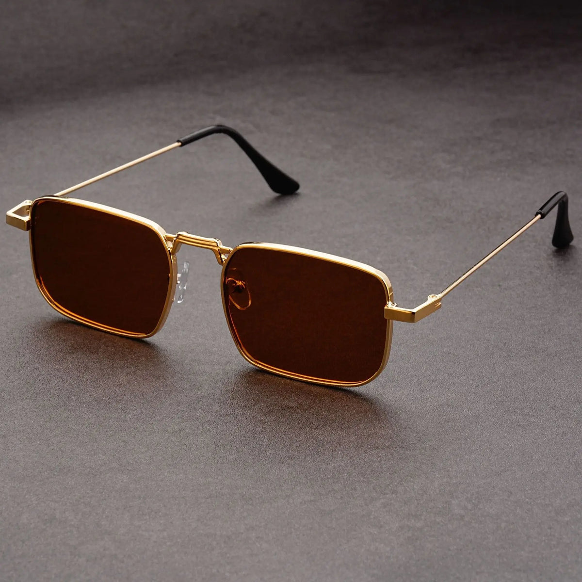 Vintage Rectangle Sunglasses Men Women – 9 Lens Colors | Qme Rectangle Sunglasses Qme JGY