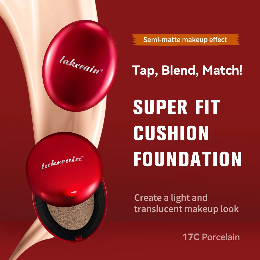 Lakerain Air Cushion BB Cream – Waterproof, SPF Foundation Cushion Foundation Qst