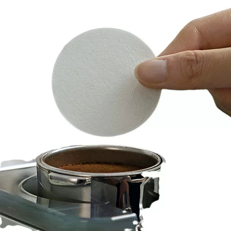 Espresso Puck Screen & Coffee Filter Papers 54–68mm | 100pc Espresso Filter Papers Qme