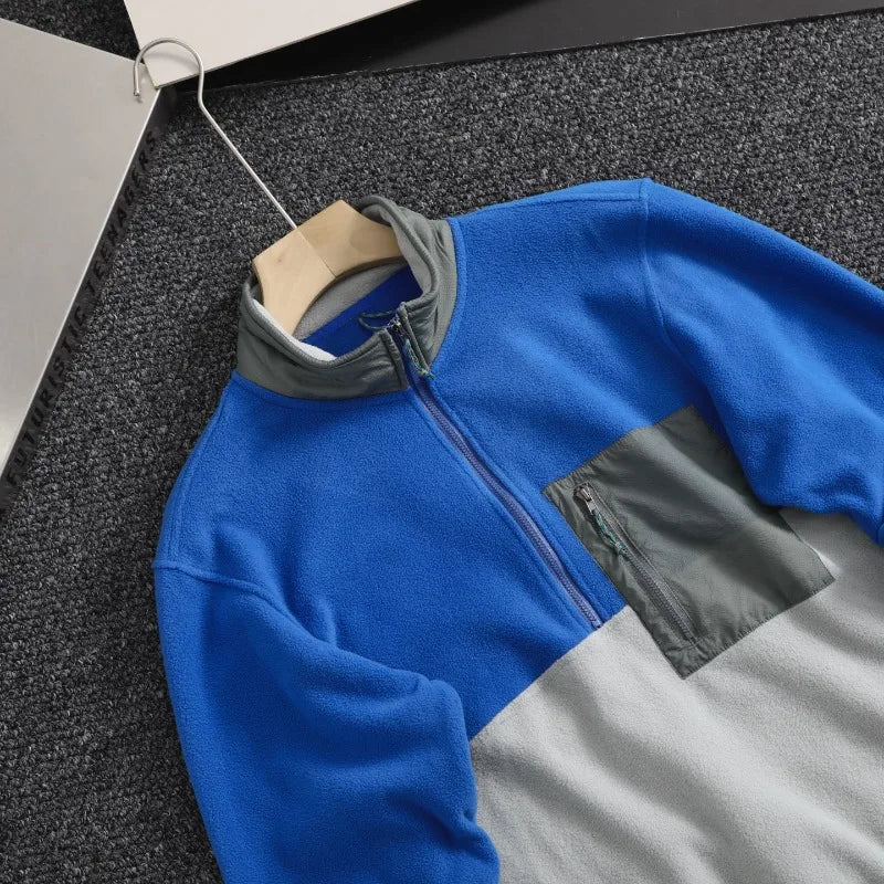 Matching Couple Half-Zip Fleece Pullover – 8 Colors Fleece Pullover Qme