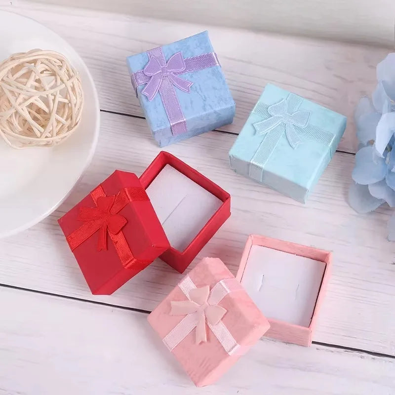 6-Pack Multicolor Jewelry Gift Boxes – Rings, Earrings & Necklaces Jewelry Gift Box Qme