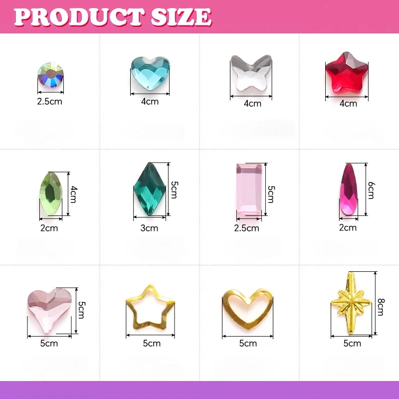 DIY Tooth Gem Kit – Crystal Teeth Jewelry | 8 Color Options Tooth Gem Kit Qme