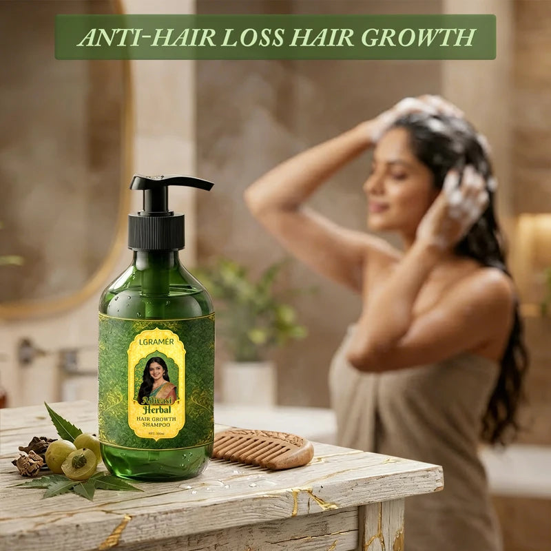 LGRAMER Hair Growth Shampoo 300ml – Volume & Scalp Care Hair Growth Shampoo Qst