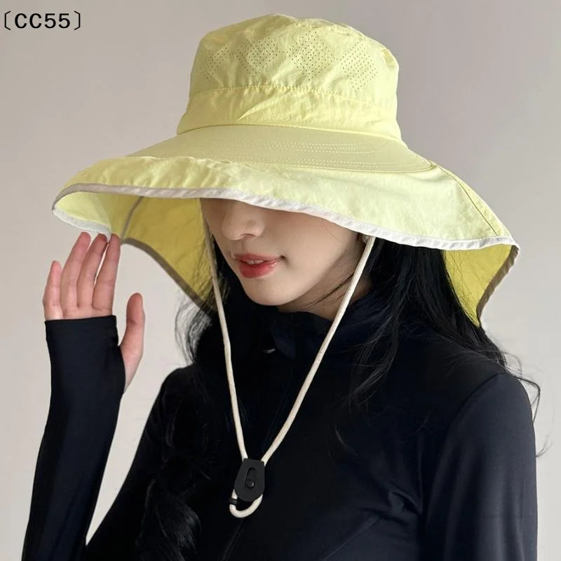 Women's Wide Brim Fisherman Sun Hat – Lightweight & Breathable Women's Sun Hat Qst