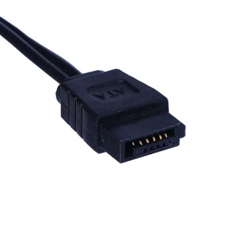 Mini 4-Pin to Dual SATA Power Cable for Lenovo Motherboard PC Power Adapter Cable Qme