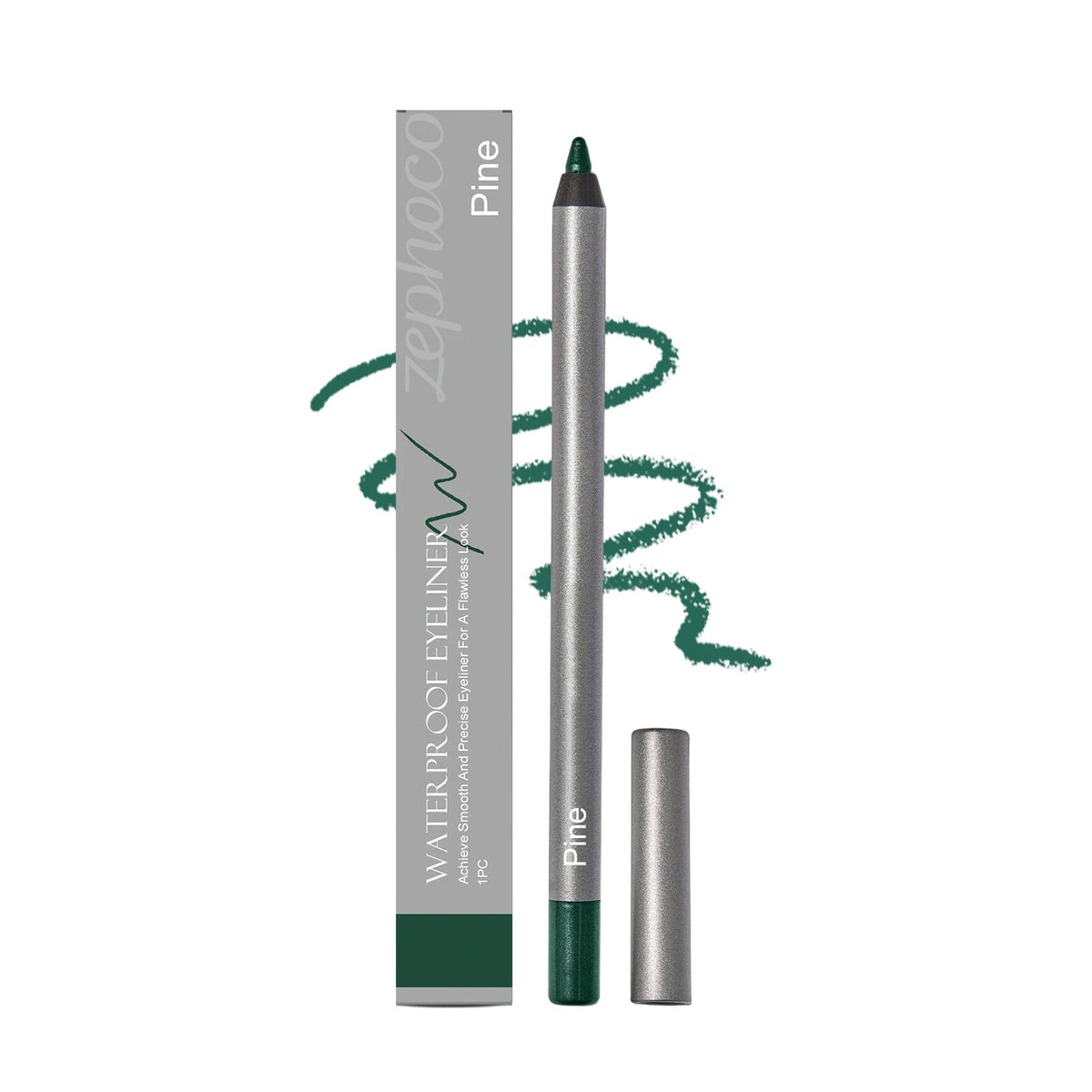 Zephoco Waterproof Gel Eyeliner Pencil – Smudge-Proof Gel Eyeliner Pencil Qst Pine