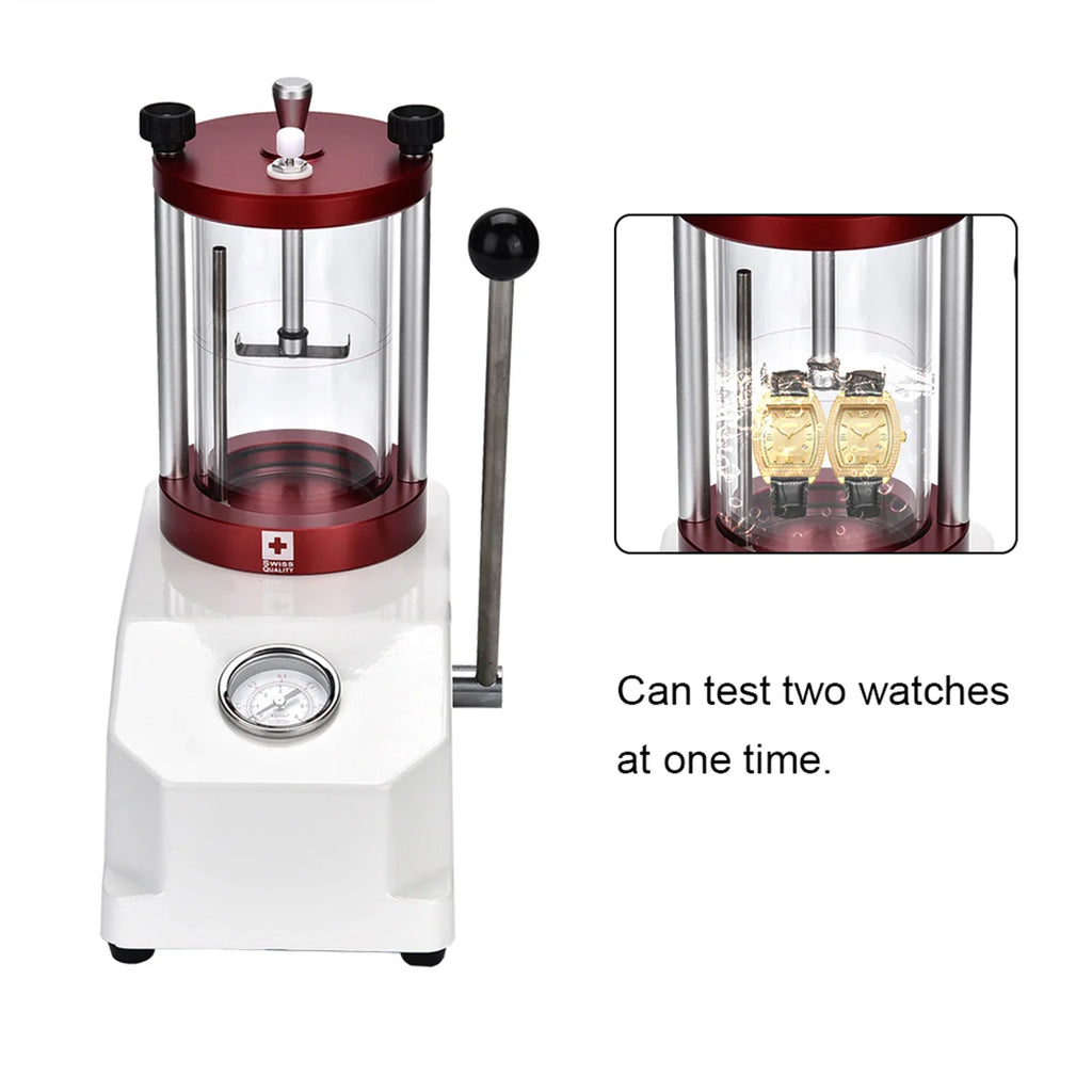 Watch Water Resistance Pressure Tester – Tests 2 Watch Cases Watch Repair Tool Qme