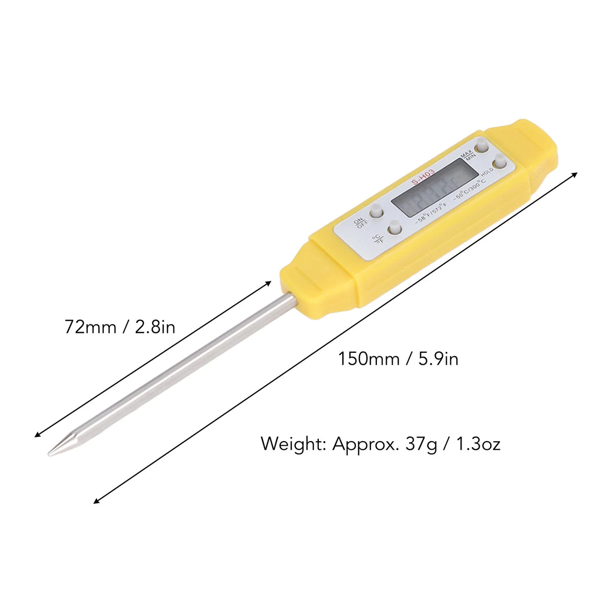 DECDEAL Digital Food Thermometer – Auto Calibration Pen Digital Food Thermometer Qst