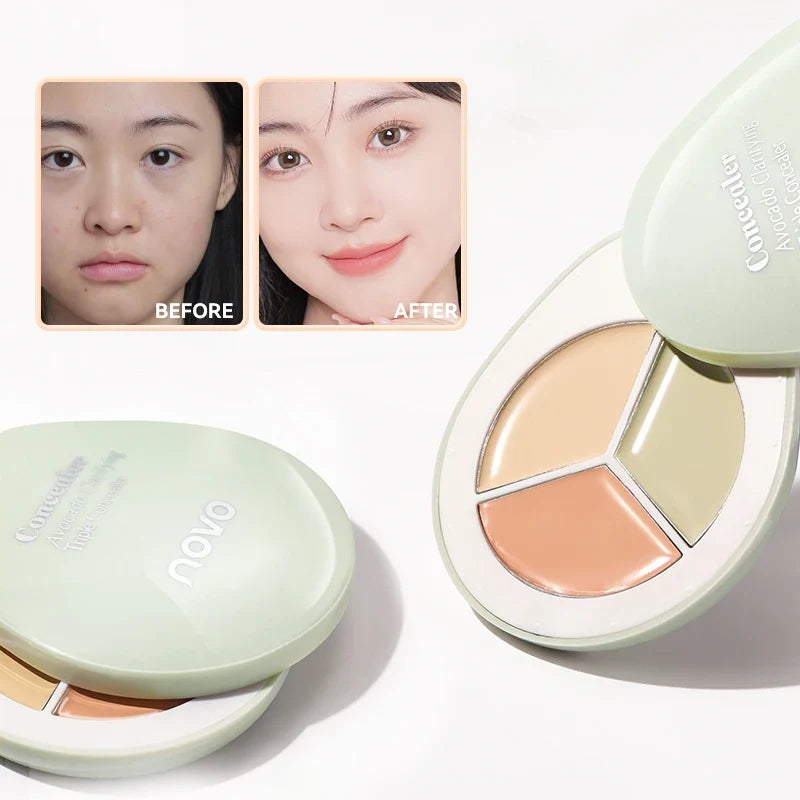 3D Contour Cream Concealer Palette – Matte Finish | Qme Cream Concealer Palette Qme