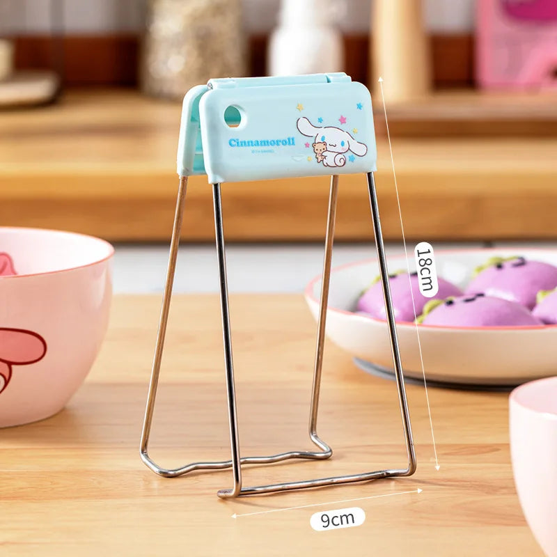 Hello Kitty Kuromi Heat-Resistant Non-Slip Bowl & Tongs Set Kitchen Bowl & Tongs Set Qme 4