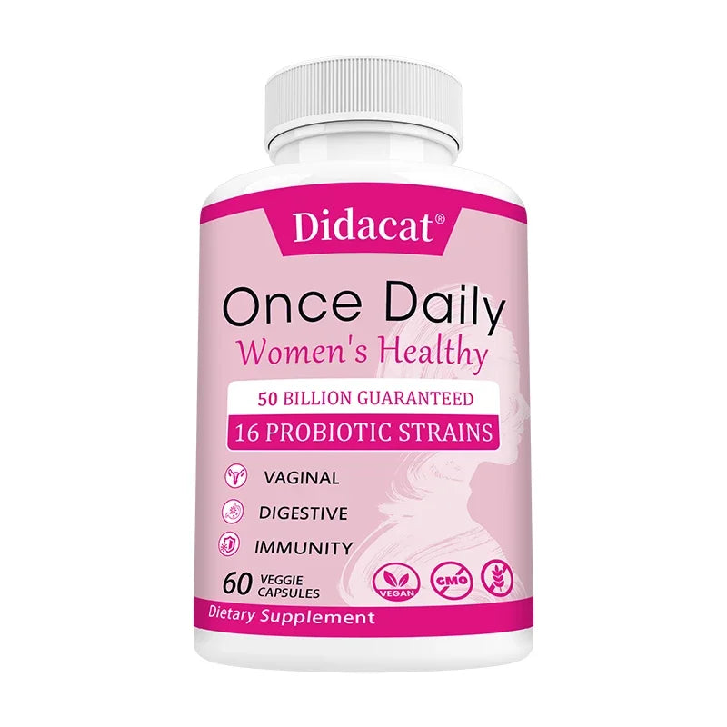 Women's Probiotic & Prebiotic Supplement – 50 Billion CFU Probiotic Supplement Qst 60 count-1 bottle