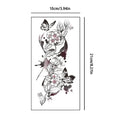 Pink Rose Butterfly Temporary Leg Tattoo Stickers – Colorful Temporary Tattoo Stickers Qme AQ-045