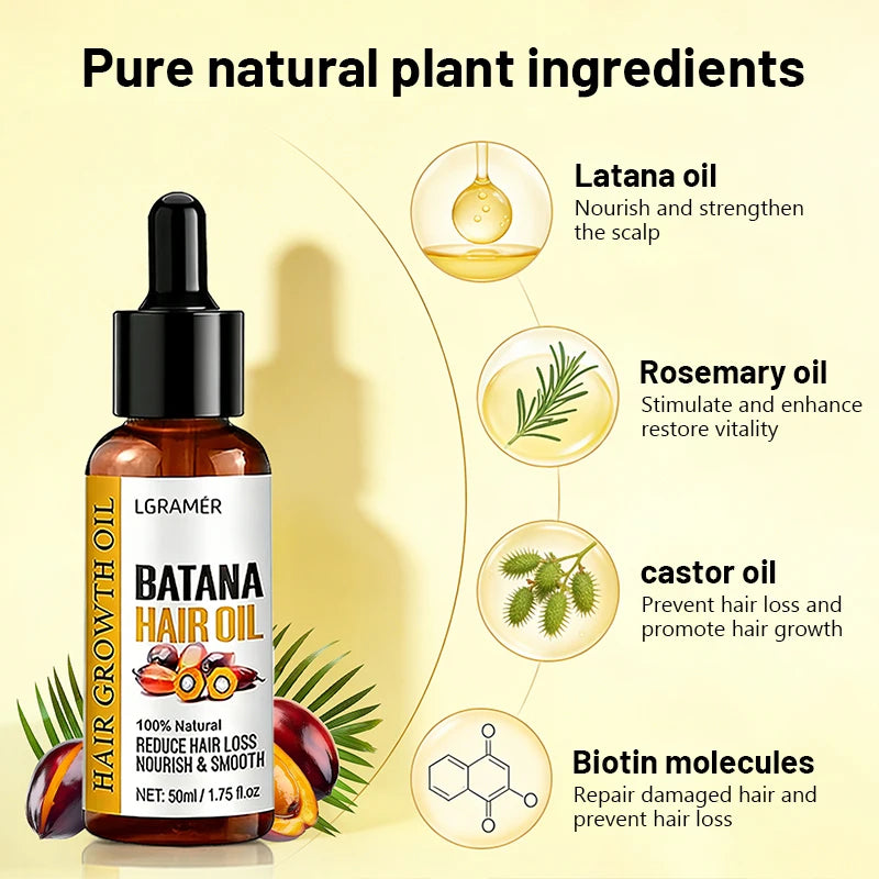 YOUNGCOME Batana Hair Growth Oil – Nourish & Strengthen, 50ml Hair Growth Oil Qst
