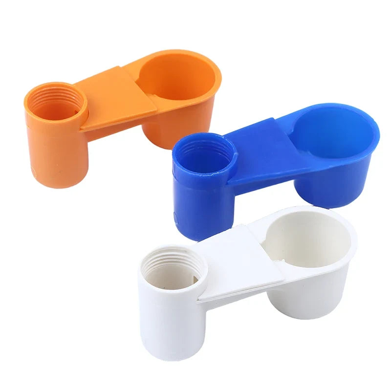 Double Nozzle Pet Water Bottle Drinker for Birds & Small Animals Pet Water Drinker Qme