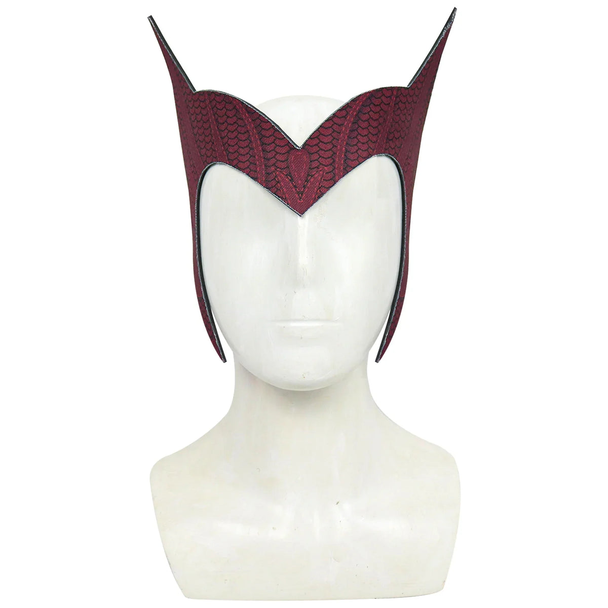 Scarlet Witch Cosplay Headband & Mask | Synthetic Leather Cosplay Headband Mask Qme