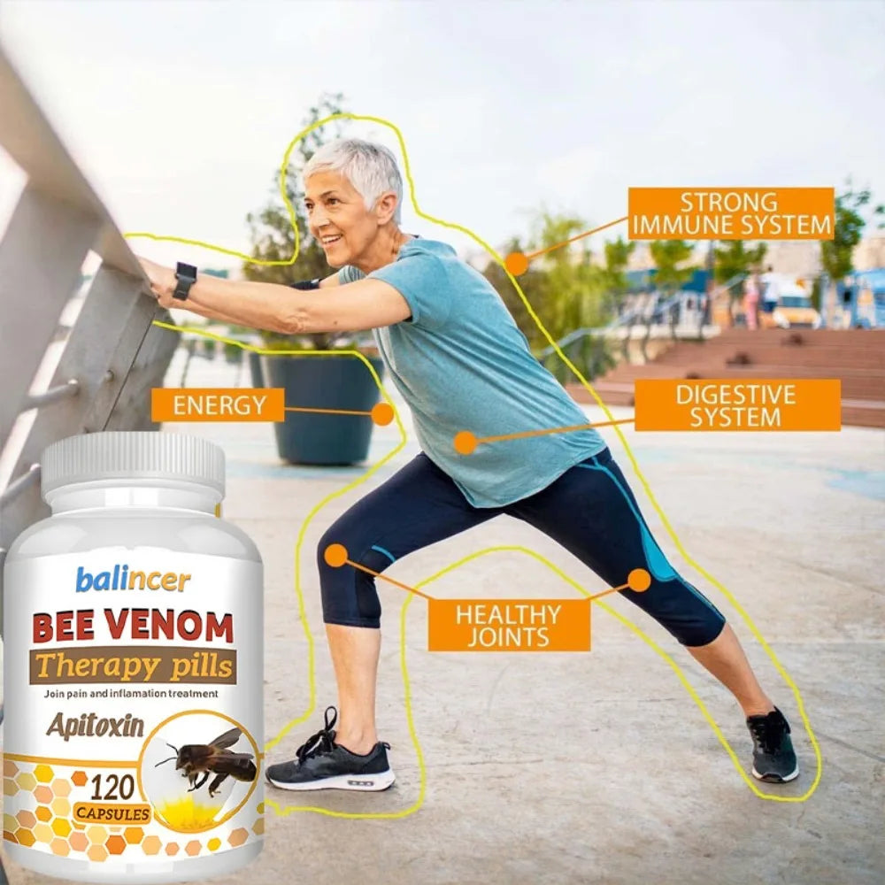 ZENVITALIZE Bee Venom Extract Capsules – Joint & Immune Support Dietary Supplement Qst