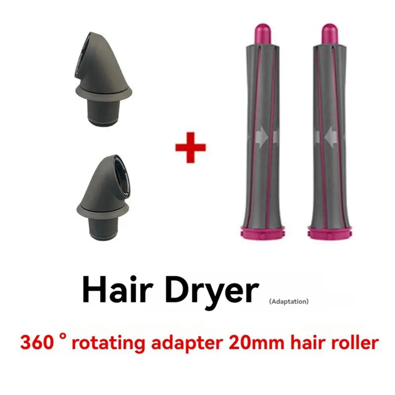 30mm Curling Barrel Attachment & Adapter for Dyson Airwrap Hair Styler Attachment Qst
