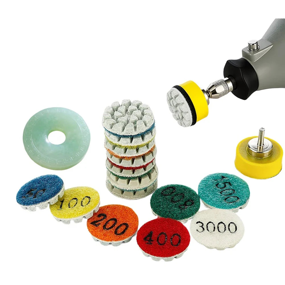 1" Wet Dry Polishing Pad Grinding Disc – Marble Granite Concrete Polishing Grinding Disc Qme